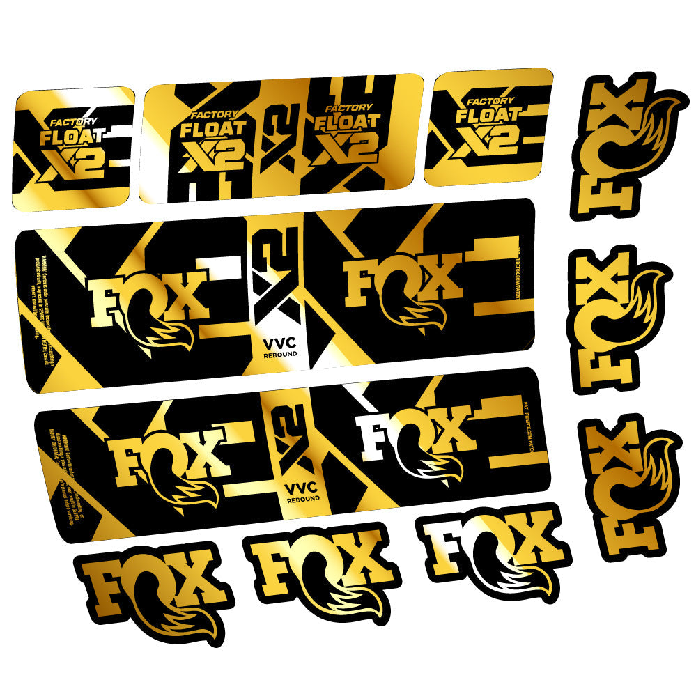 Stickers Fox Float X2 Factory compatibles Autocollants amortisseur
