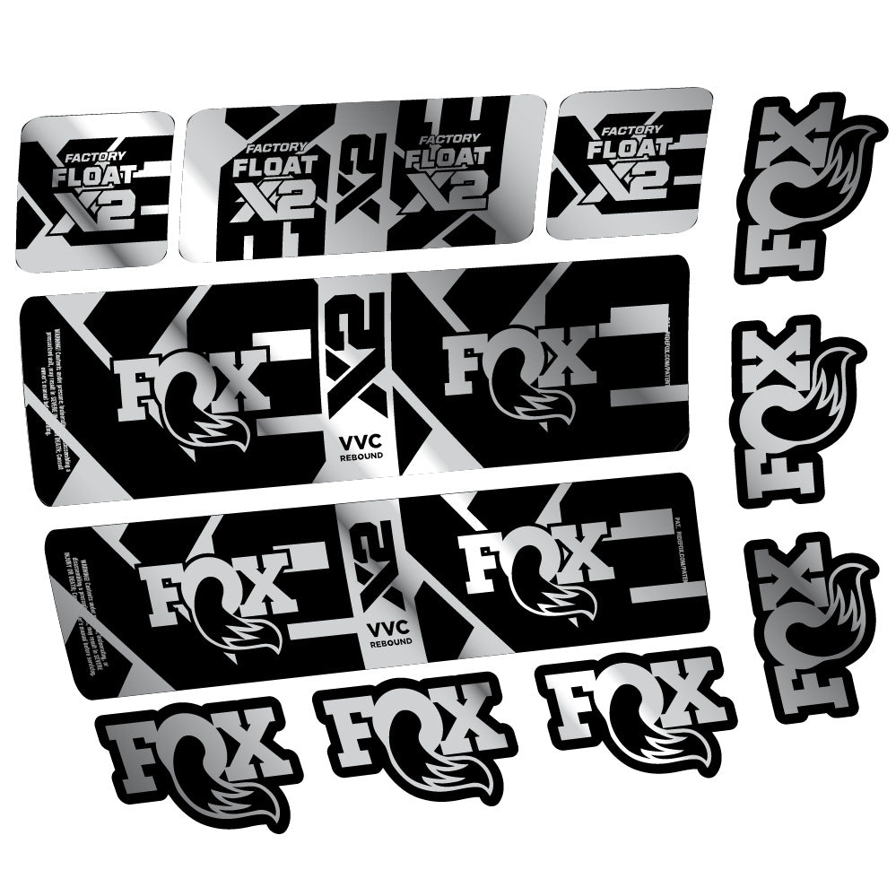 Stickers Fox Float X2 Factory compatibles Autocollants amortisseur