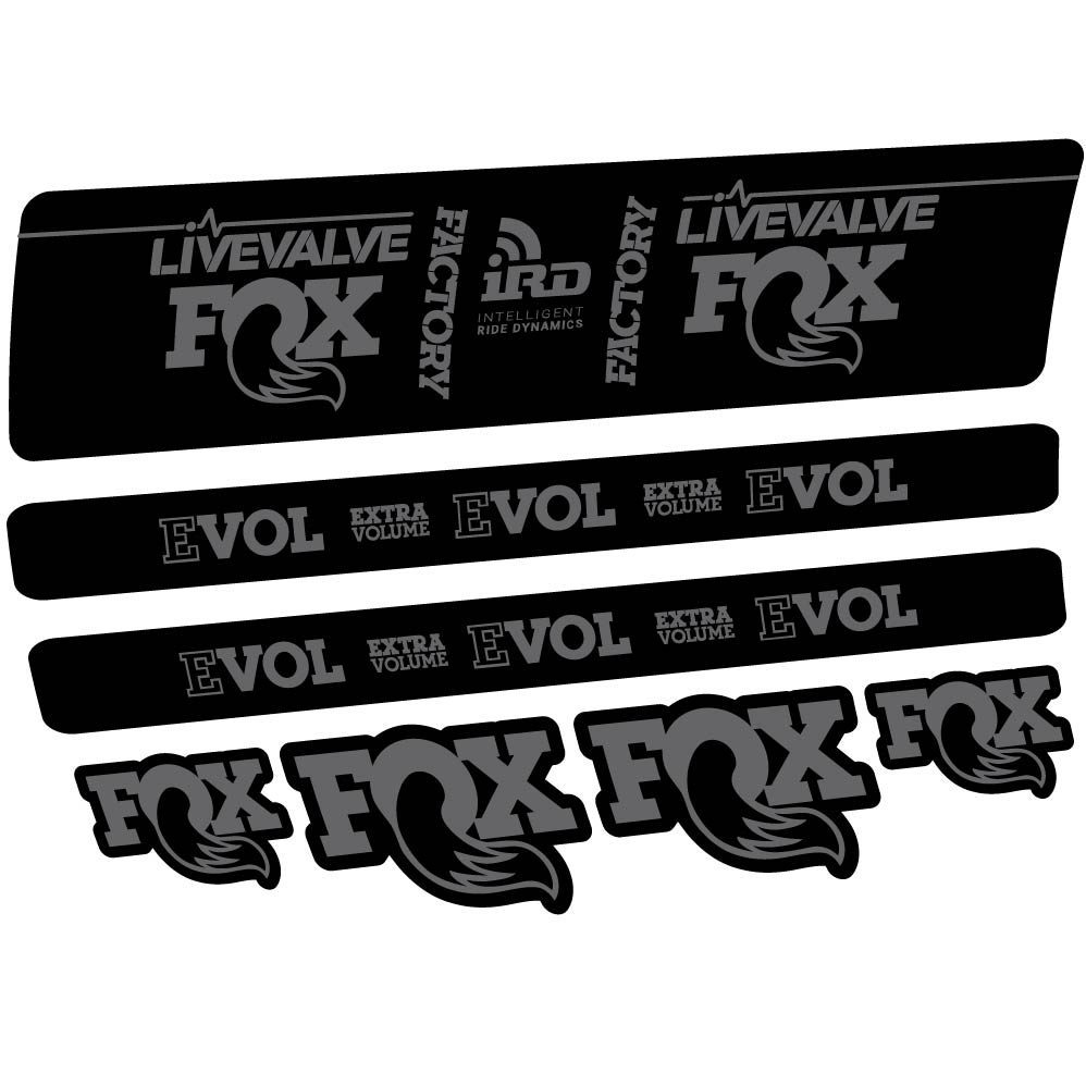 Stickers Fox DPS LiveValve 2019 compatibles Autocollants amortisseur