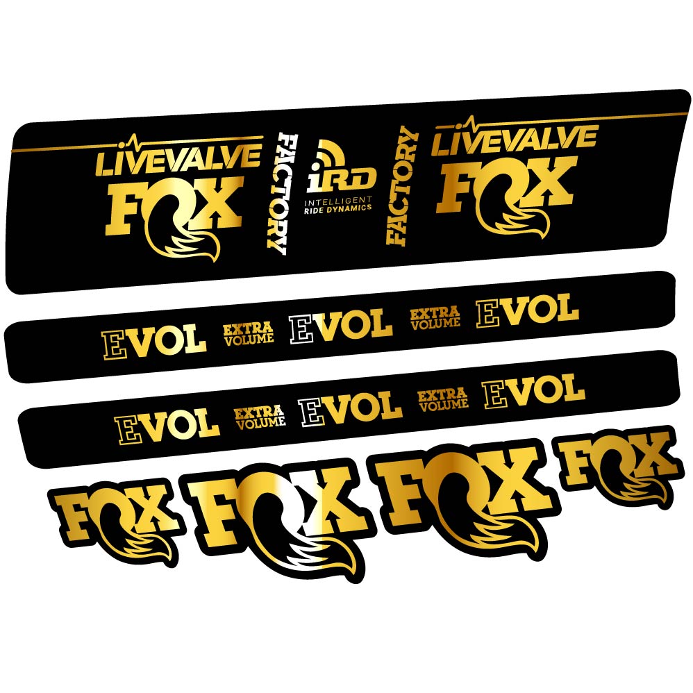 Stickers Fox DPS LiveValve 2019 compatibles Autocollants amortisseur