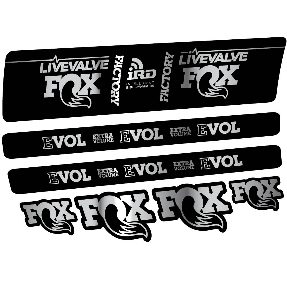 Stickers Fox DPS LiveValve 2019 compatibles Autocollants amortisseur