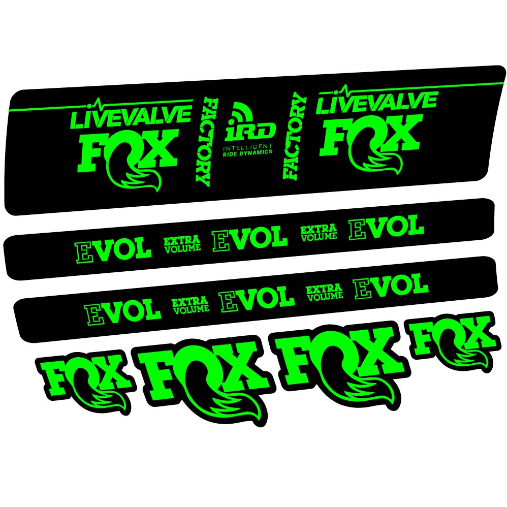 Stickers Fox DPS LiveValve 2019 compatibles Autocollants amortisseur