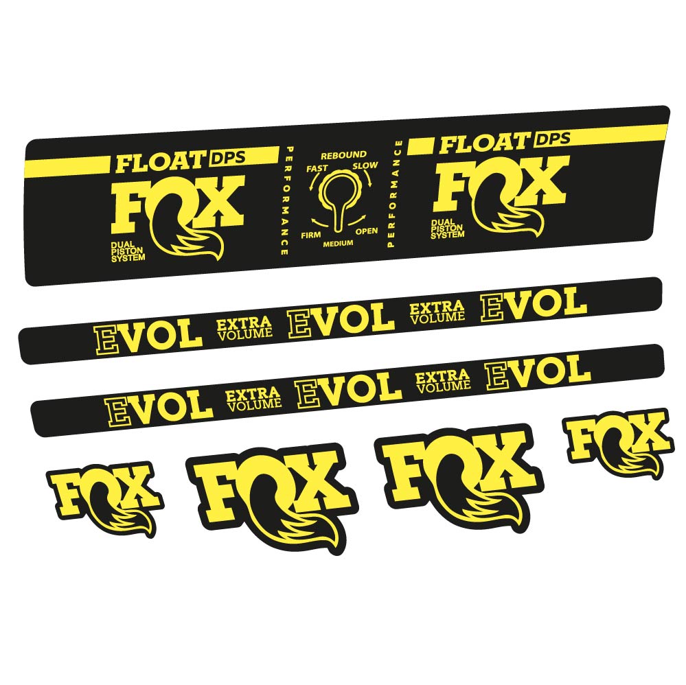 Stickers Fox Float DPS Performance compatibles Autocollants amortisseur