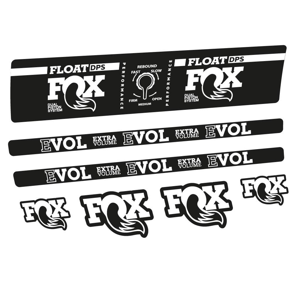 Stickers Fox Float DPS Performance compatibles Autocollants amortisseur