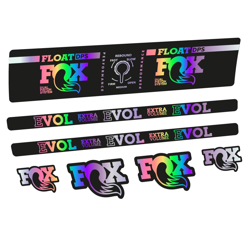Stickers Fox Float DPS Performance compatibles Autocollants amortisseur