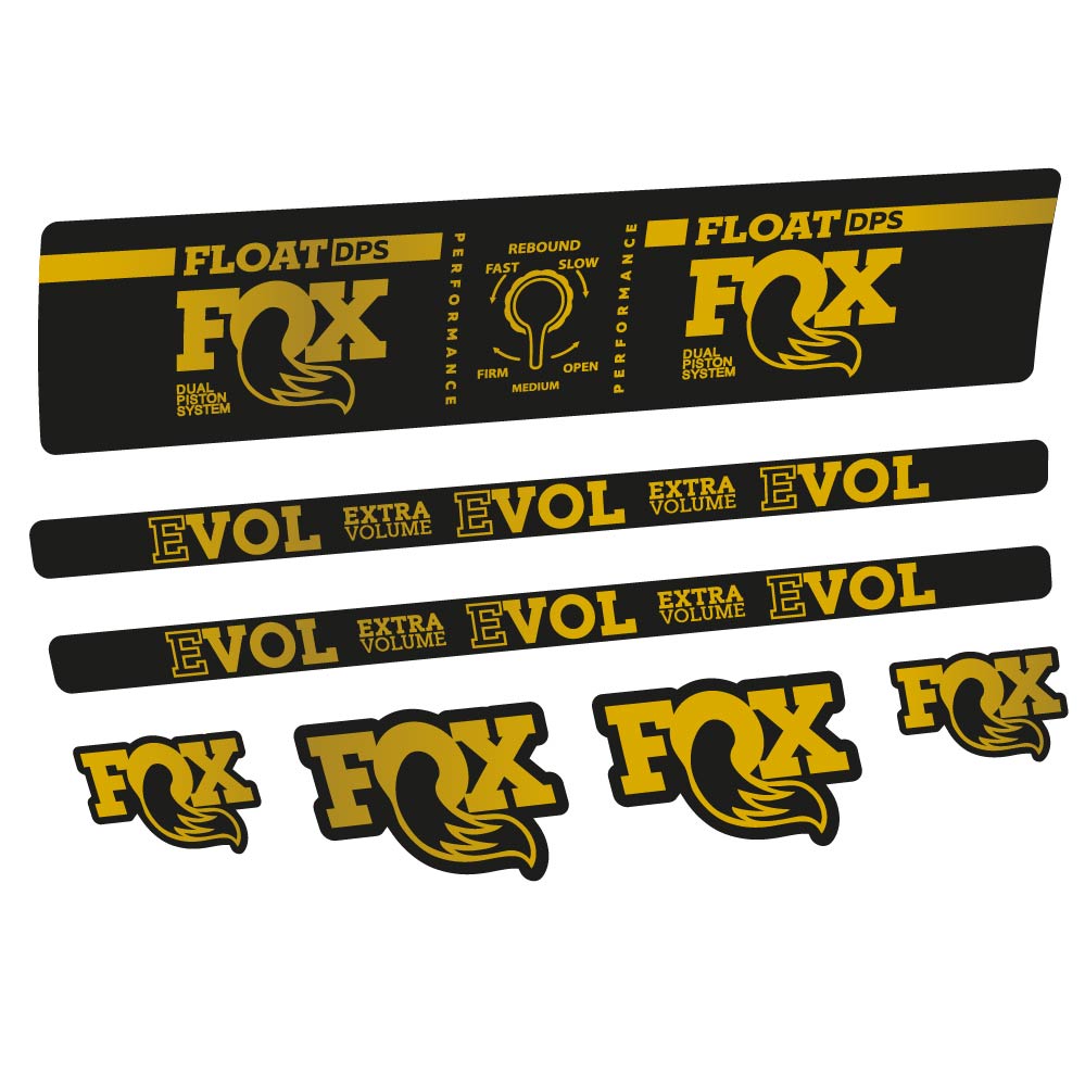 Stickers Fox Float DPS Performance compatibles Autocollants amortisseur