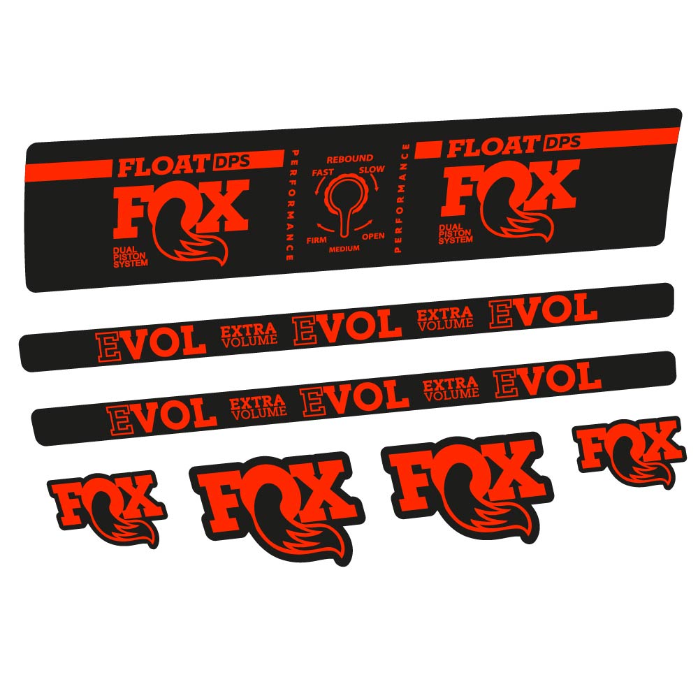 Stickers Fox Float DPS Performance compatibles Autocollants amortisseur