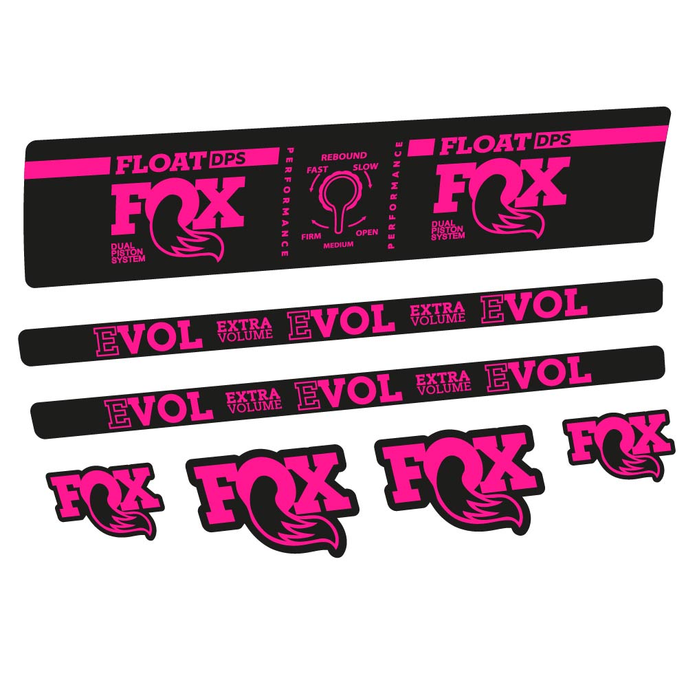 Stickers Fox Float DPS Performance compatibles - Autocollants amortisseur VTT