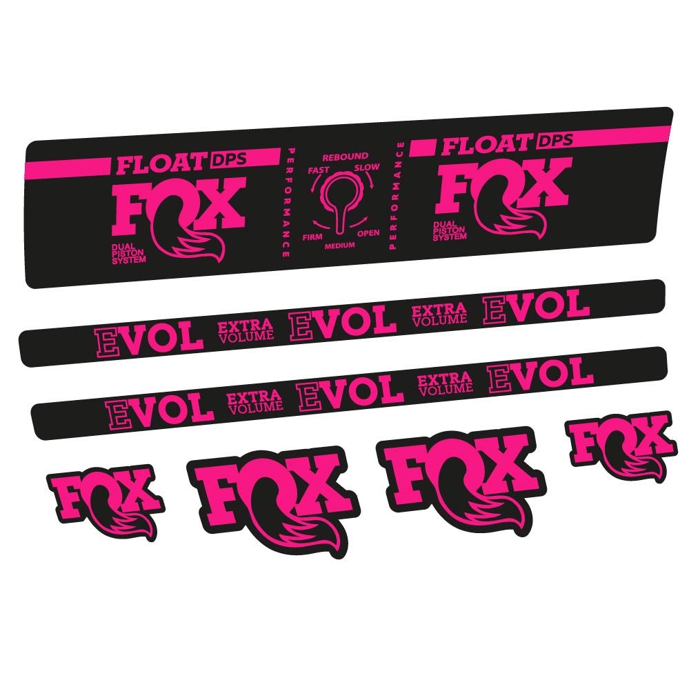 Stickers Fox Float DPS Performance compatibles Autocollants amortisseur