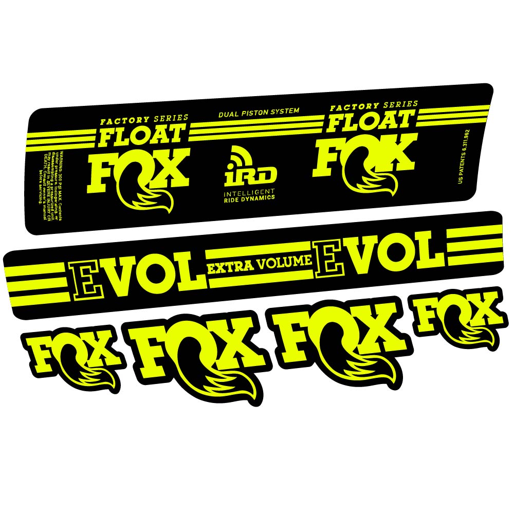 Stickers Fox Float DPS iRD 2016 compatibles Autocollants amortisseur
