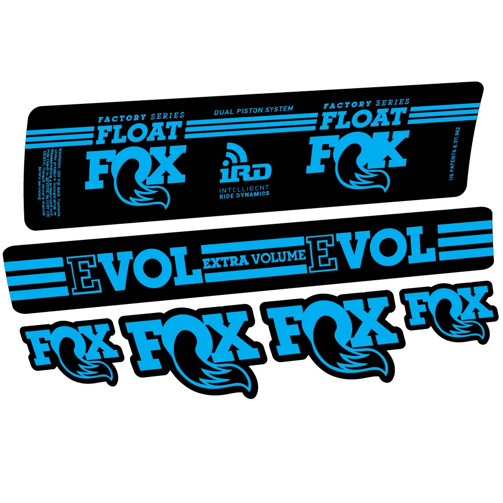 Stickers Fox Float DPS iRD 2016 compatibles Autocollants amortisseur