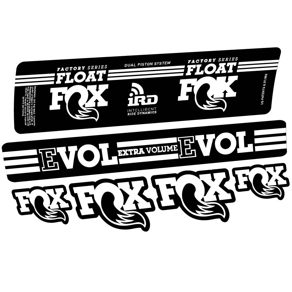 Stickers Fox Float DPS iRD 2016 compatibles Autocollants amortisseur