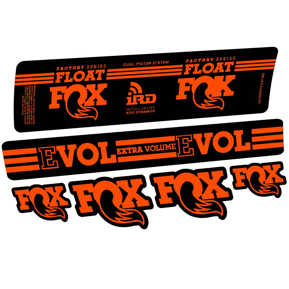 Stickers Fox Float DPS iRD 2016 compatibles Autocollants amortisseur