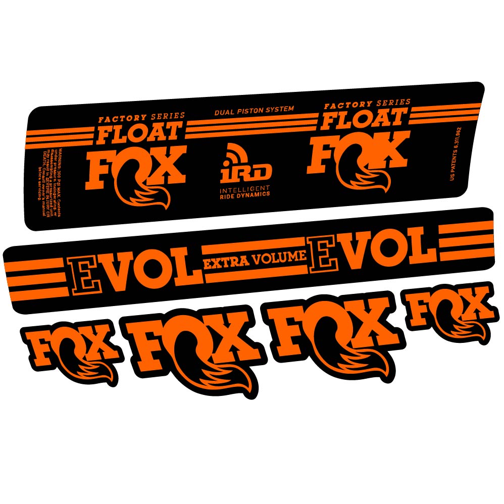 Stickers Fox Float DPS iRD 2016 compatibles Autocollants amortisseur