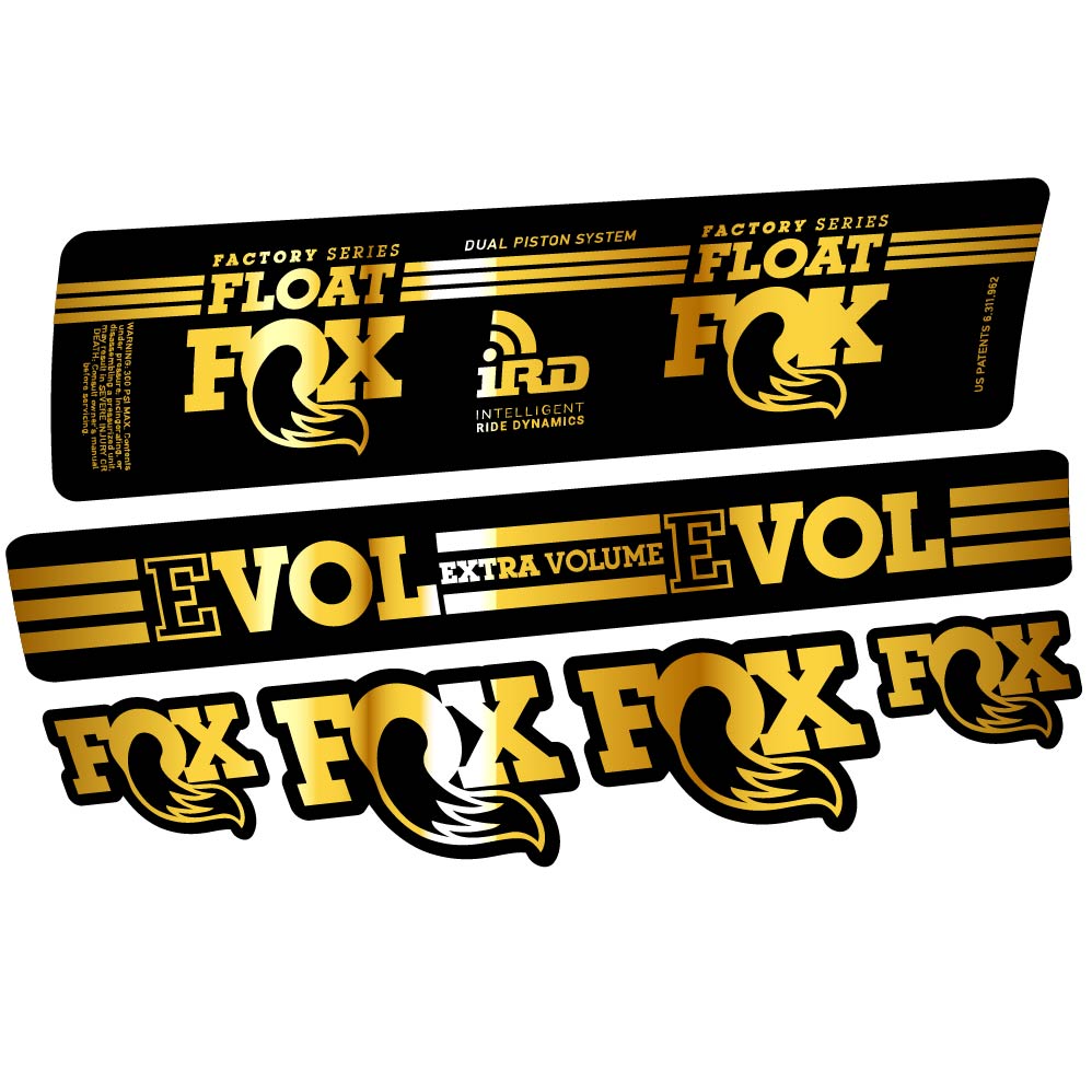Stickers Fox Float DPS iRD 2016 compatibles Autocollants amortisseur