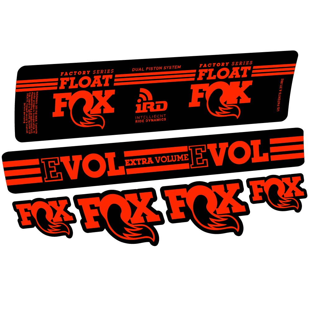 Stickers Fox Float DPS iRD 2016 compatibles Autocollants amortisseur
