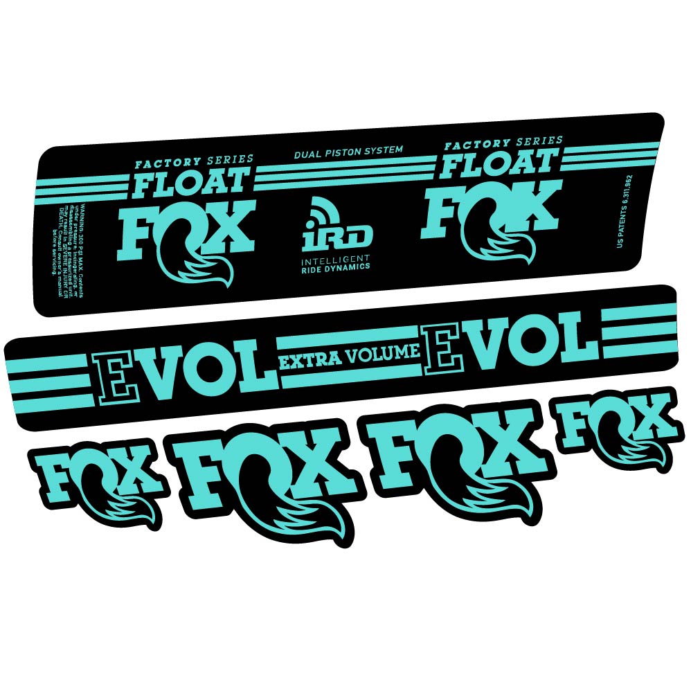 Stickers Fox Float DPS iRD 2016 compatibles Autocollants amortisseur
