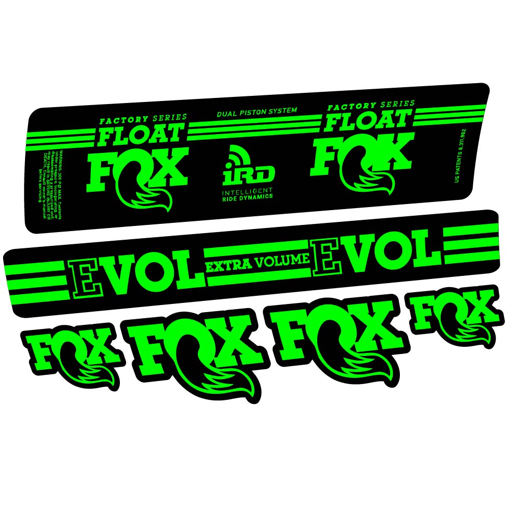 Stickers Fox Float DPS iRD 2016 compatibles Autocollants amortisseur