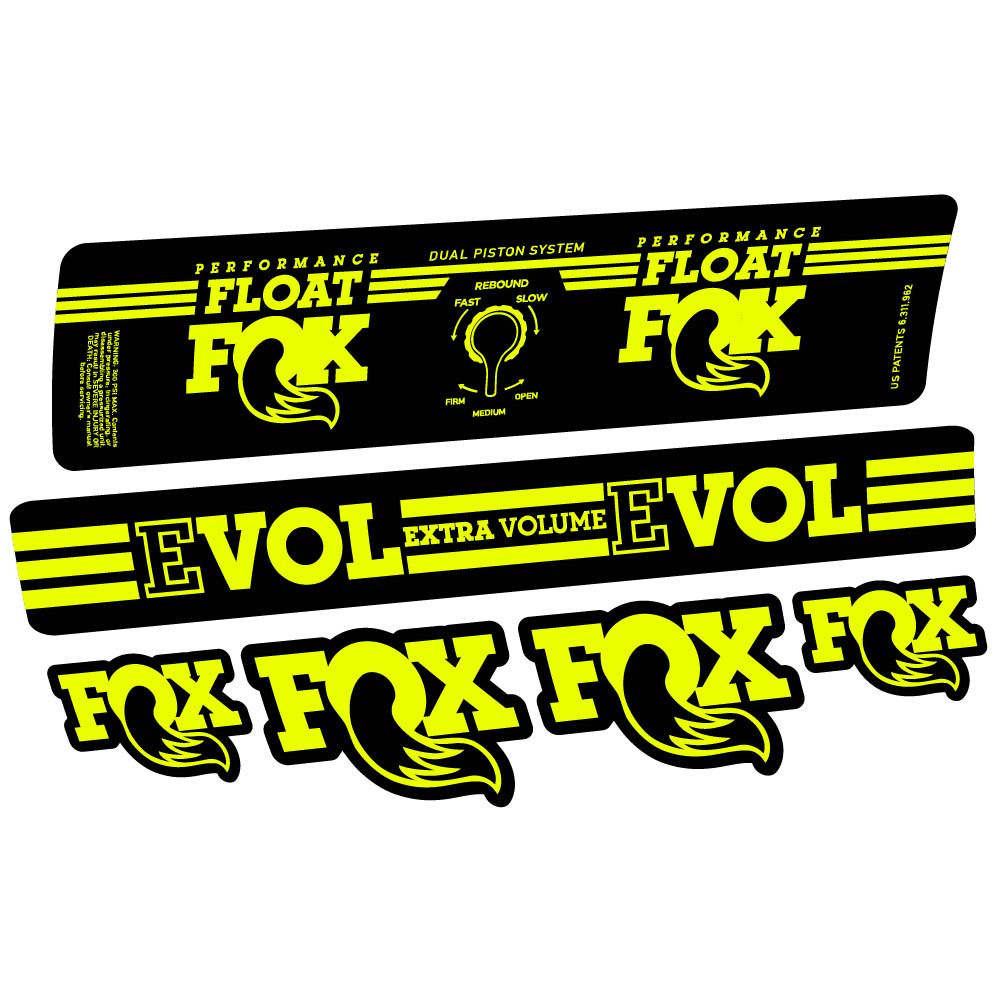 Stickers Fox Float DPS Performance 2016 compatibles Autocollants amortisseur