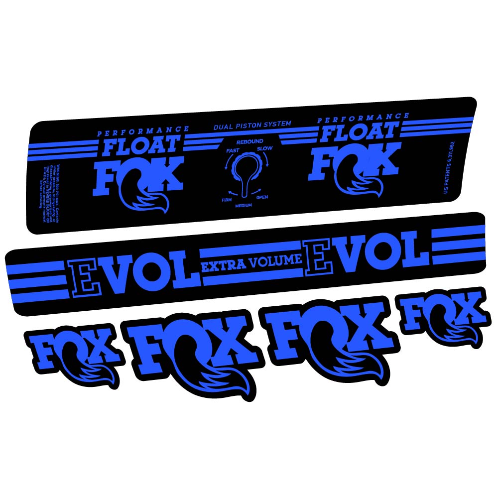 Stickers Fox Float DPS Performance 2016 compatibles Autocollants amortisseur
