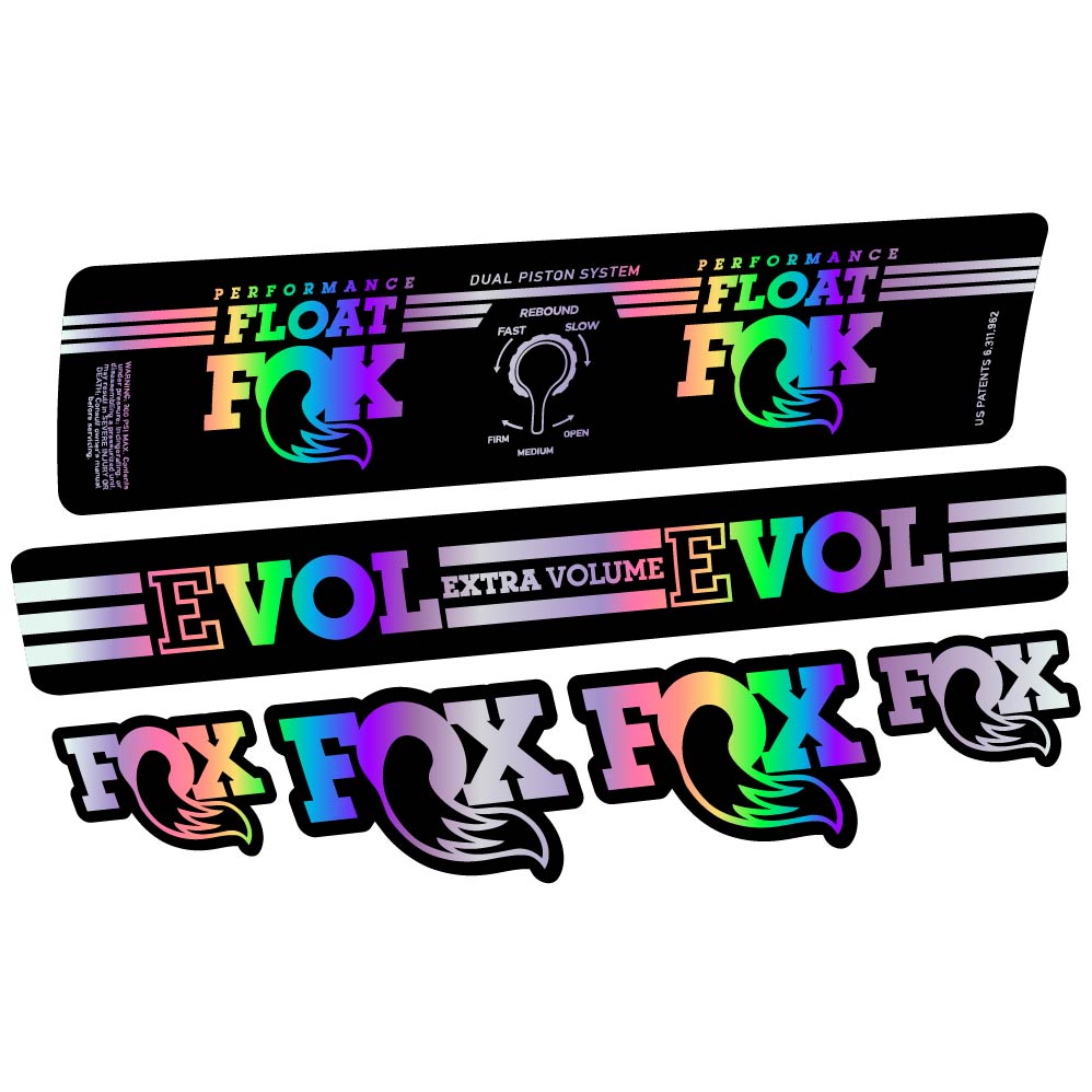 Stickers Fox Float DPS Performance 2016 compatibles Autocollants amortisseur