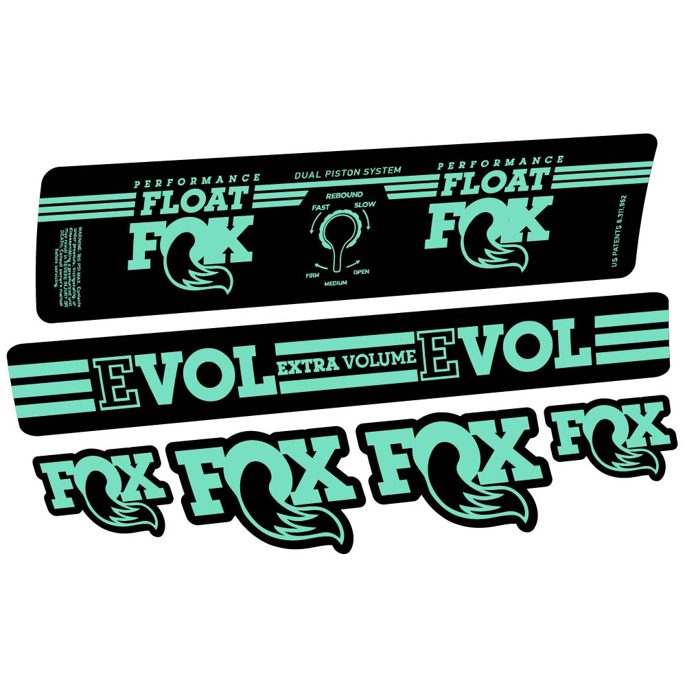 Stickers Fox Float DPS Performance 2016 compatibles Autocollants amortisseur
