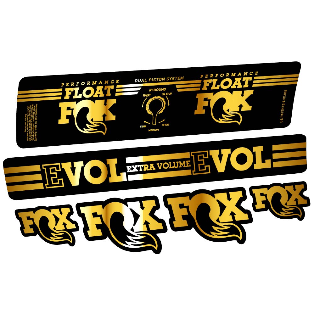 Stickers Fox Float DPS Performance 2016 compatibles Autocollants amortisseur