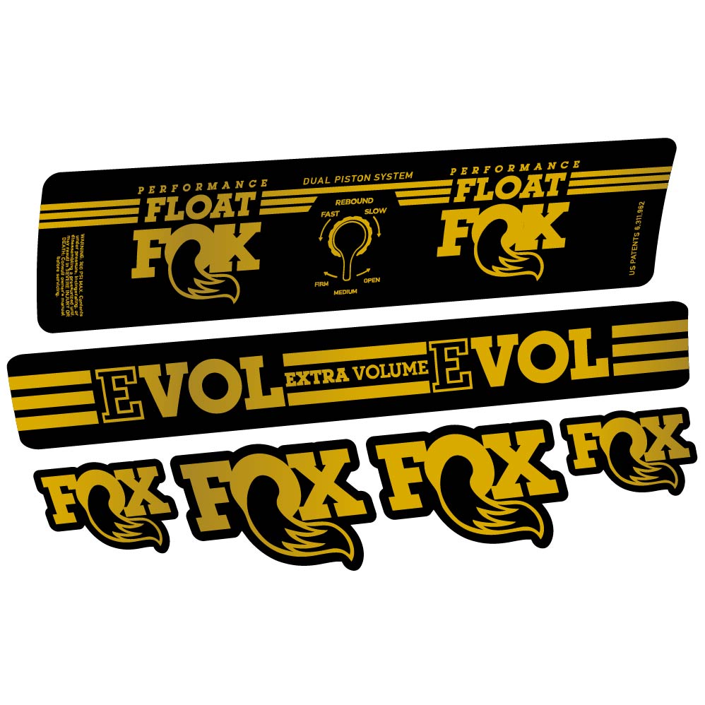 Stickers Fox Float DPS Performance 2016 compatibles Autocollants amortisseur