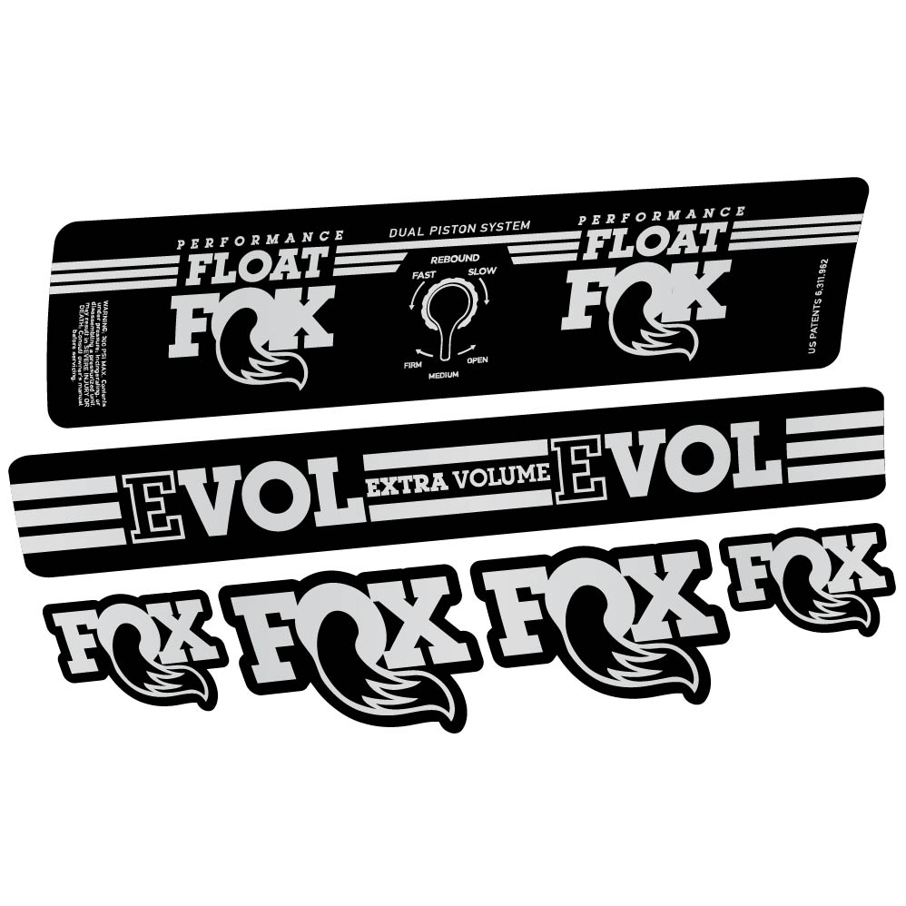 Stickers Fox Float DPS Performance 2016 compatibles Autocollants amortisseur