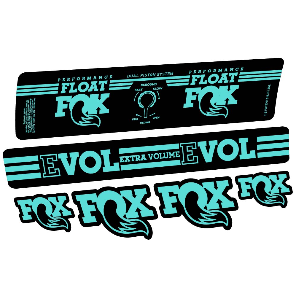 Stickers Fox Float DPS Performance 2016 compatibles Autocollants amortisseur