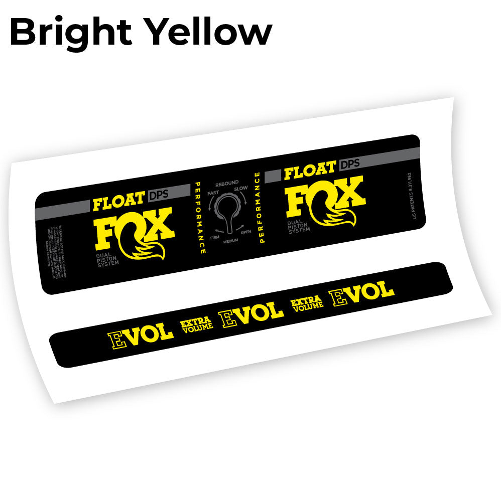 Stickers Fox DPS Performance 2019, shock compatibles Autocollants amortisseur