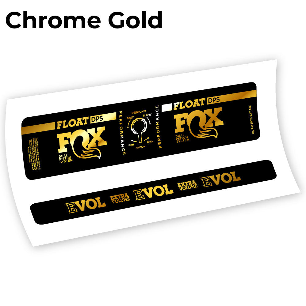 Stickers Fox DPS Performance 2019, shock compatibles Autocollants amortisseur