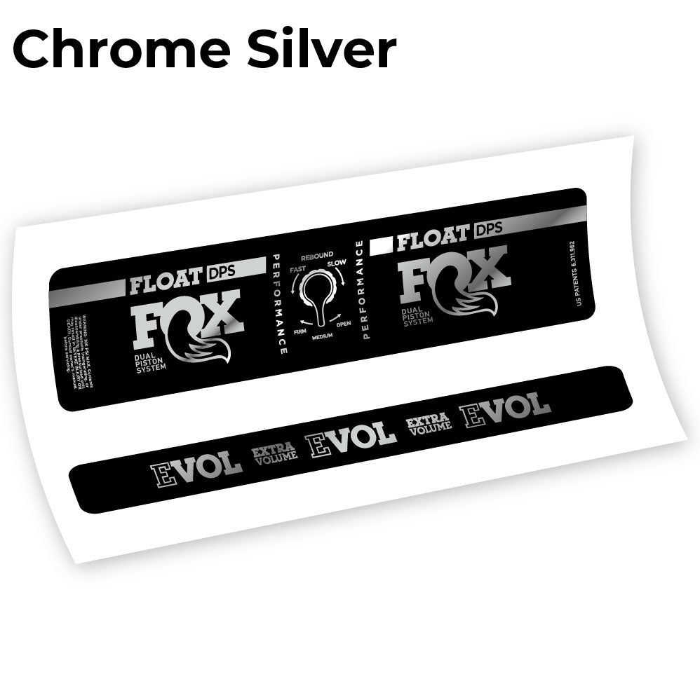 Stickers Fox DPS Performance 2019, shock compatibles Autocollants amortisseur