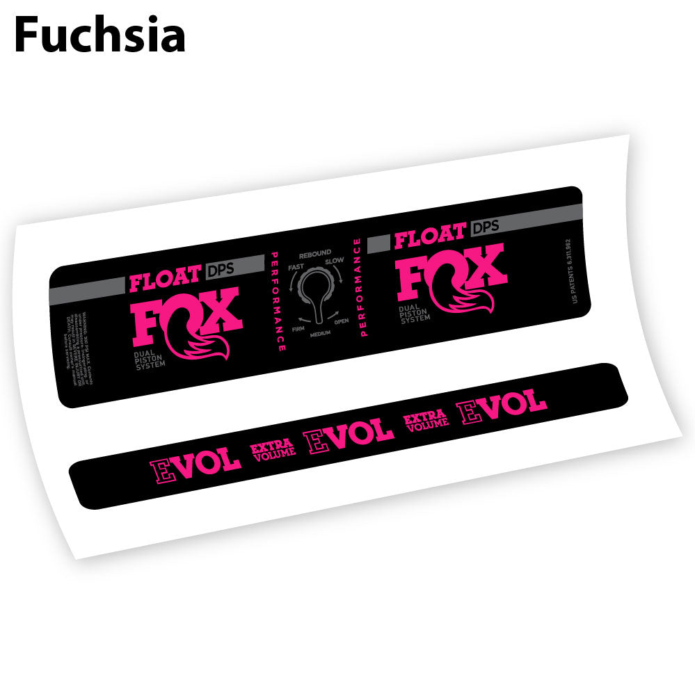 Stickers Fox DPS Performance 2019, shock compatibles Autocollants amortisseur