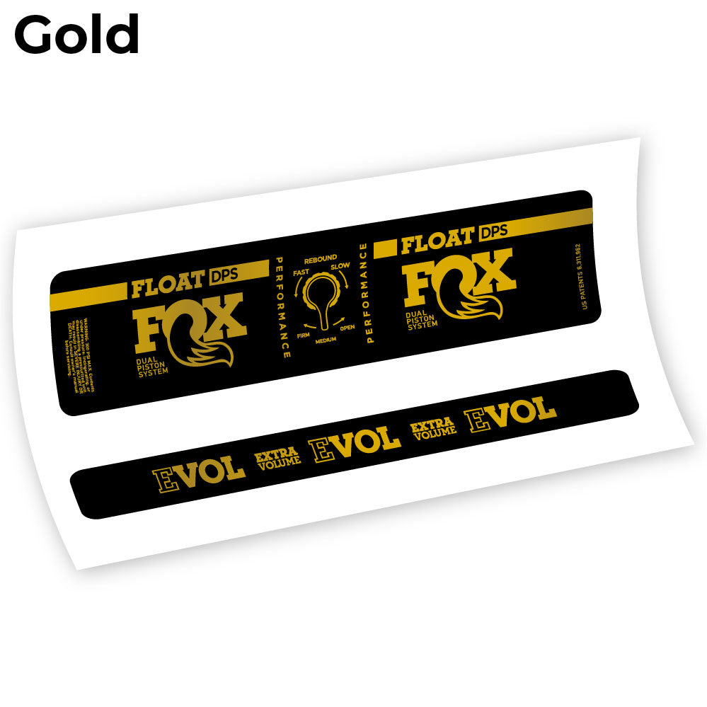 Stickers Fox DPS Performance 2019, shock compatibles Autocollants amortisseur