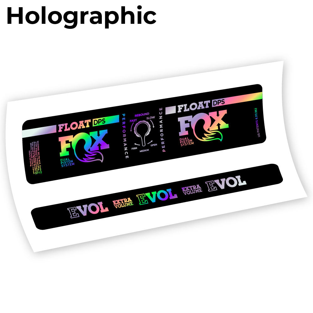 Stickers Fox DPS Performance 2019, shock compatibles Autocollants amortisseur
