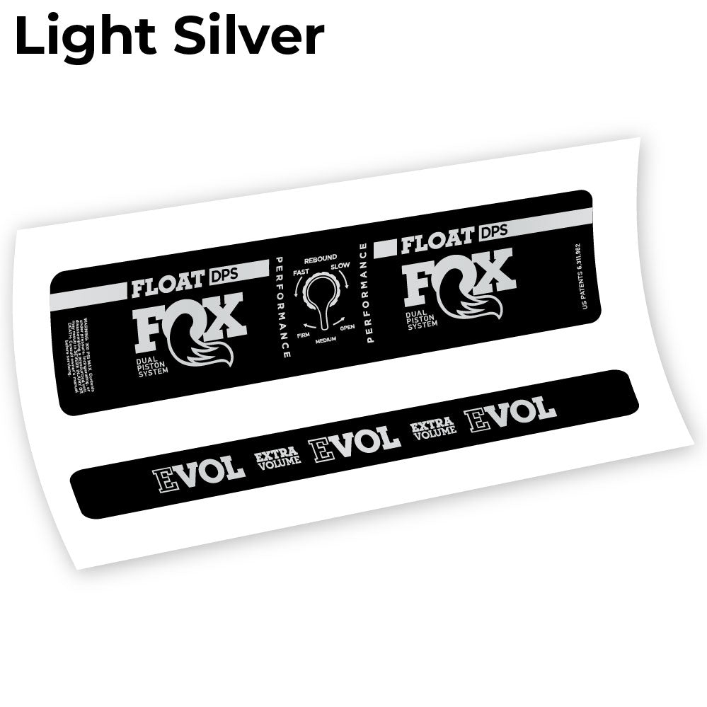 Stickers Fox DPS Performance 2019, shock compatibles Autocollants amortisseur