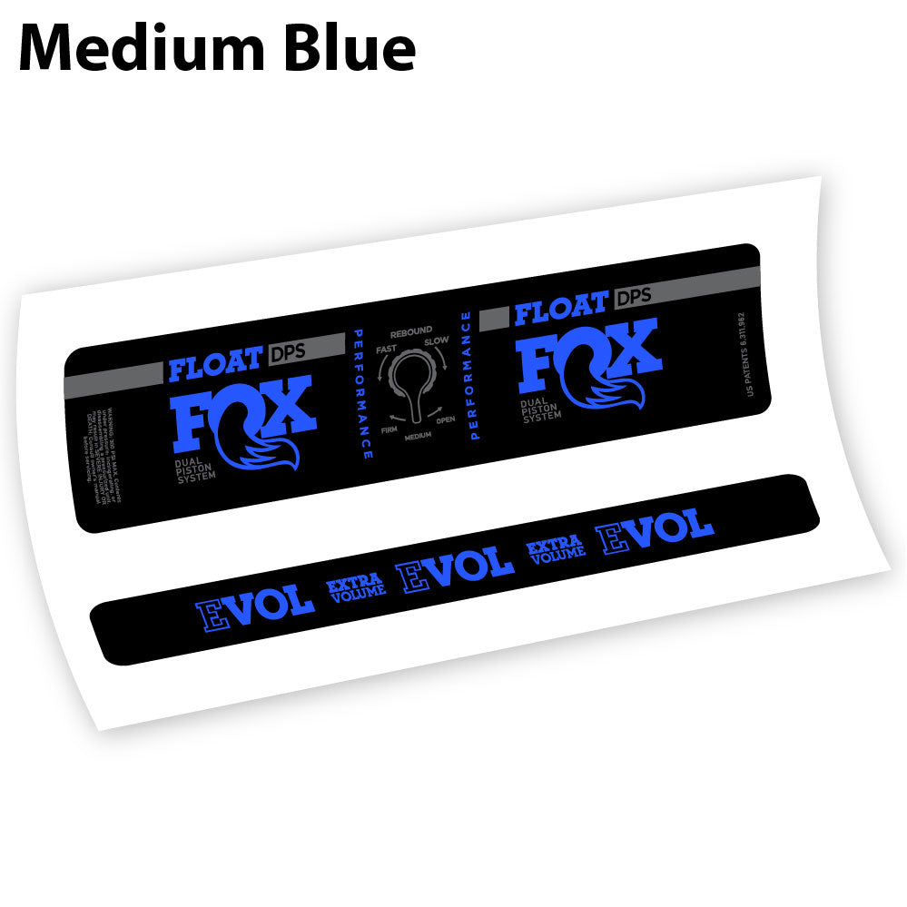 Stickers Fox DPS Performance 2019, shock compatibles Autocollants amortisseur