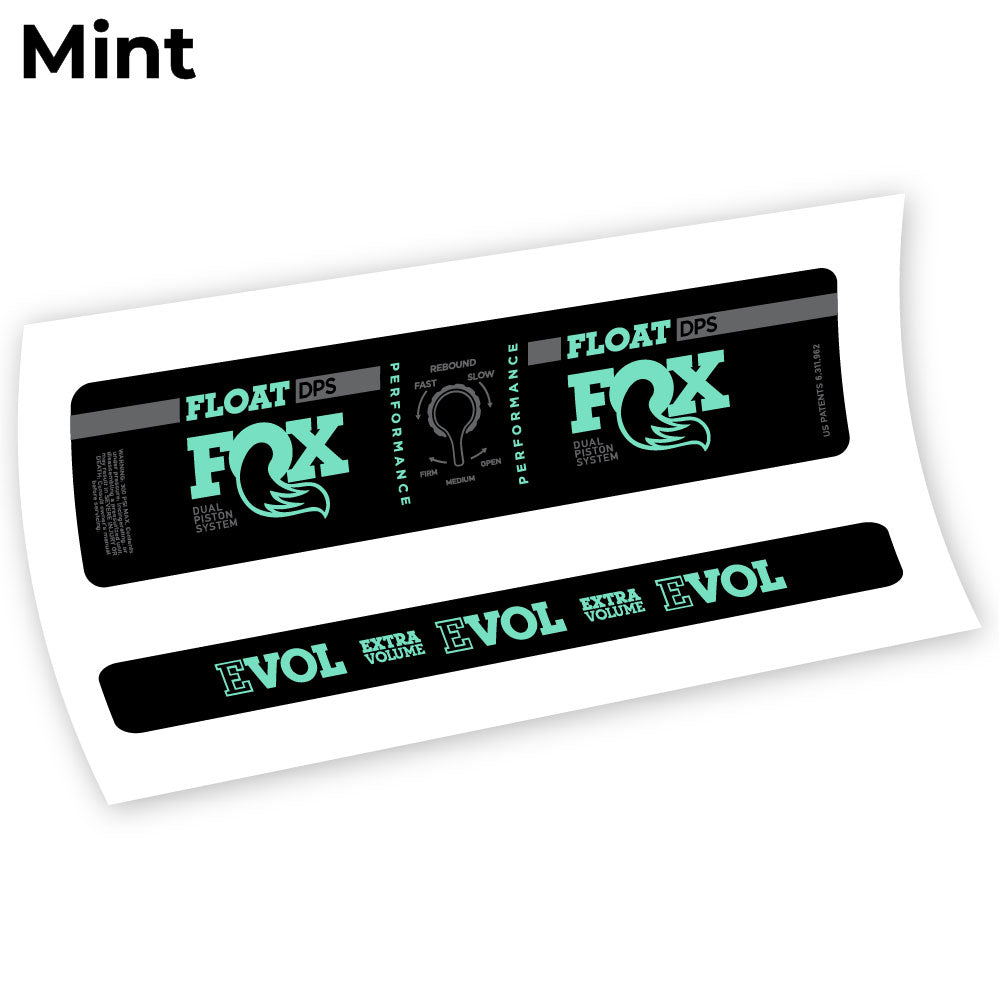 Stickers Fox DPS Performance 2019, shock compatibles Autocollants amortisseur