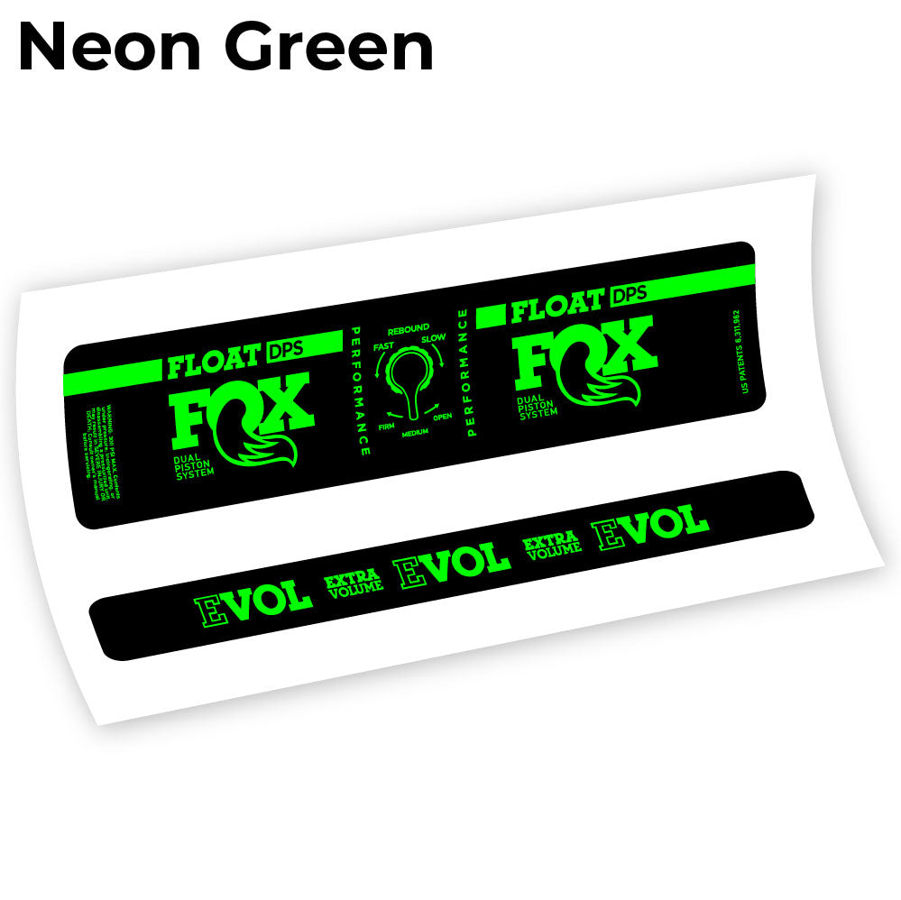Stickers Fox DPS Performance 2019, shock compatibles Autocollants amortisseur