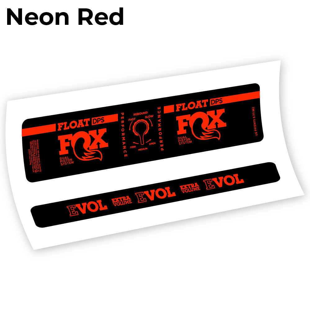 Stickers Fox DPS Performance 2019, shock compatibles Autocollants amortisseur
