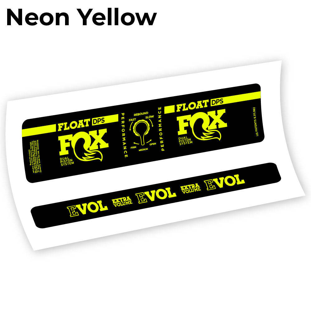 Stickers Fox DPS Performance 2019, shock compatibles Autocollants amortisseur