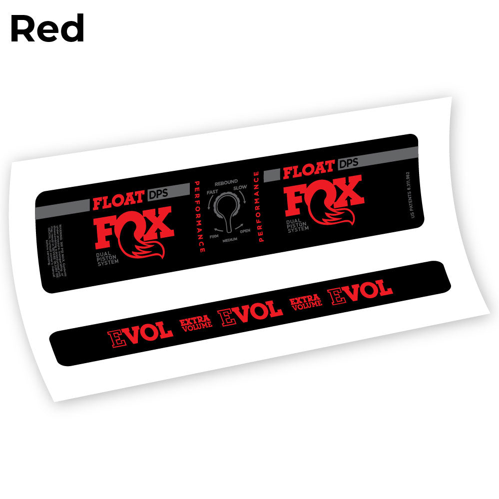 Stickers Fox DPS Performance 2019, shock compatibles Autocollants amortisseur