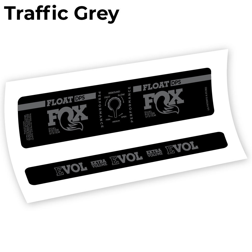Stickers Fox DPS Performance 2019, shock compatibles Autocollants amortisseur