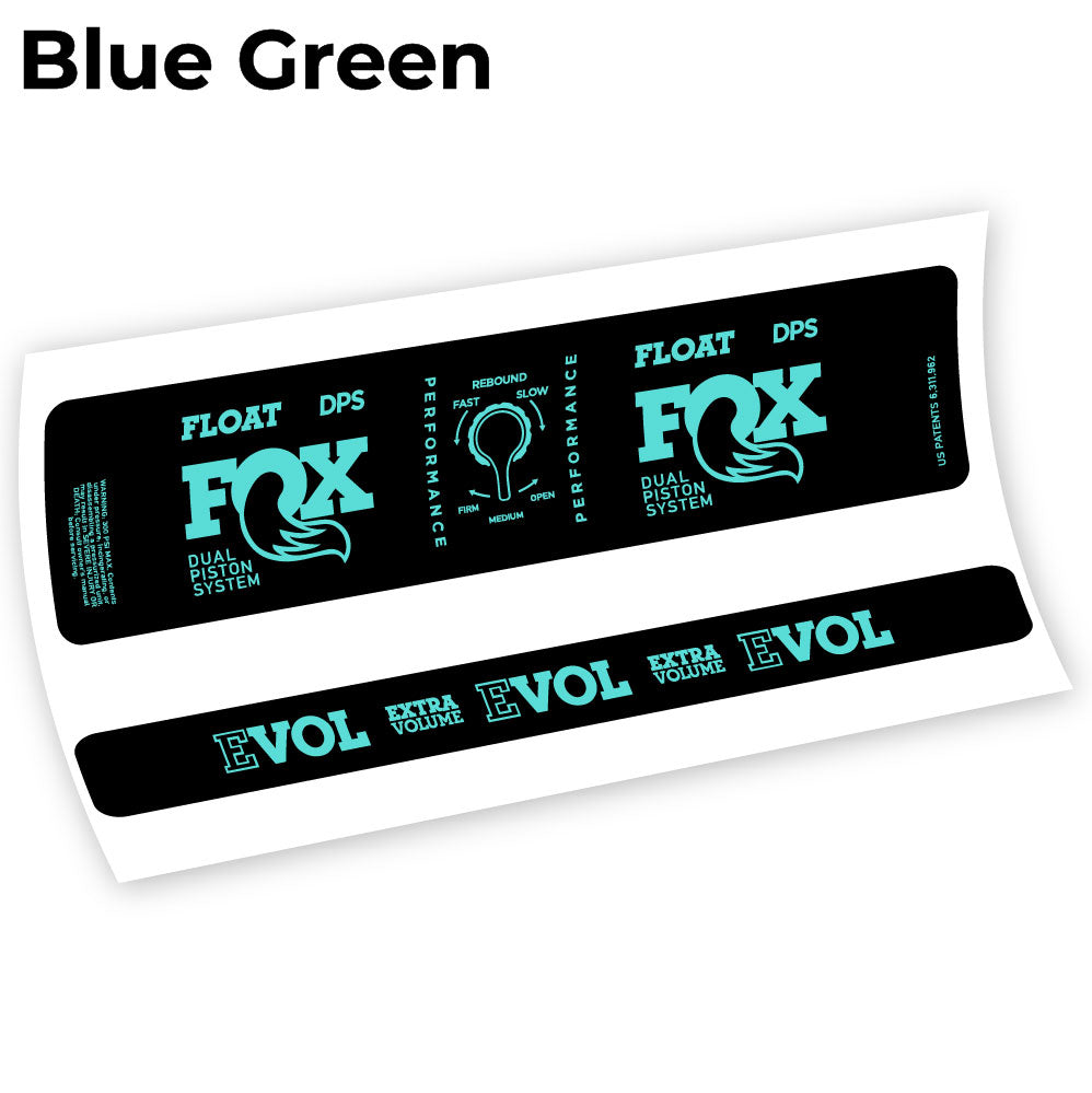 Stickers Fox DPS Performance 2021, shock compatibles Autocollants amortisseur