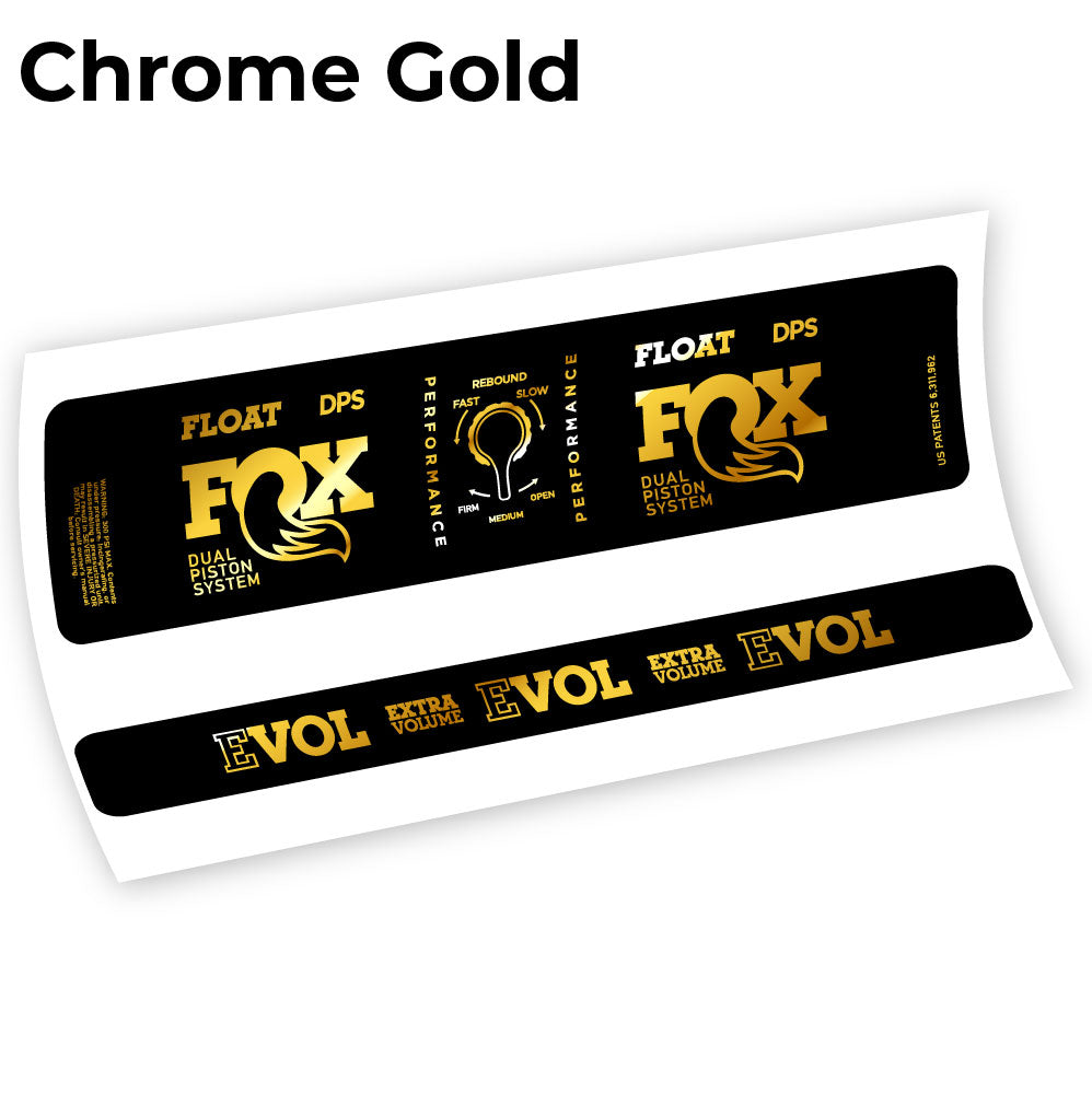 Stickers Fox DPS Performance 2021, shock compatibles Autocollants amortisseur