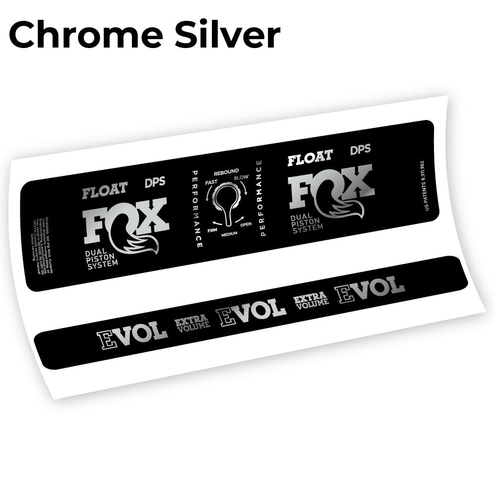 Stickers Fox DPS Performance 2021, shock compatibles Autocollants amortisseur