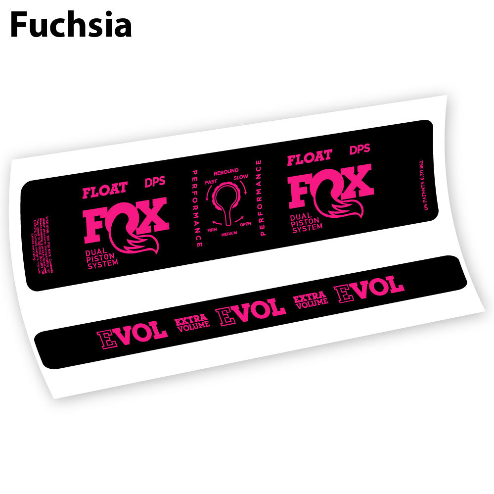 Stickers Fox DPS Performance 2021, shock compatibles Autocollants amortisseur