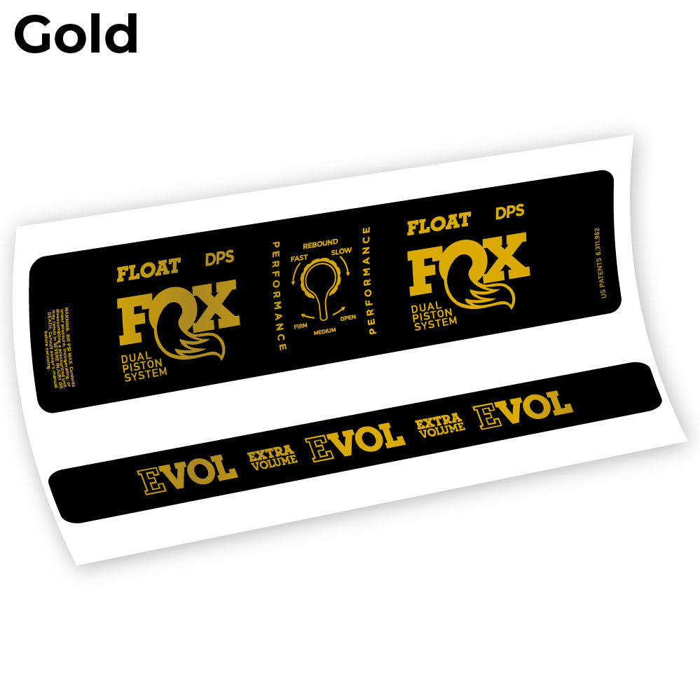 Stickers Fox DPS Performance 2021, shock compatibles Autocollants amortisseur
