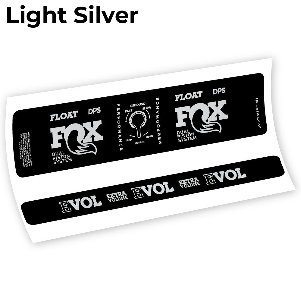 Stickers Fox DPS Performance 2021, shock compatibles Autocollants amortisseur